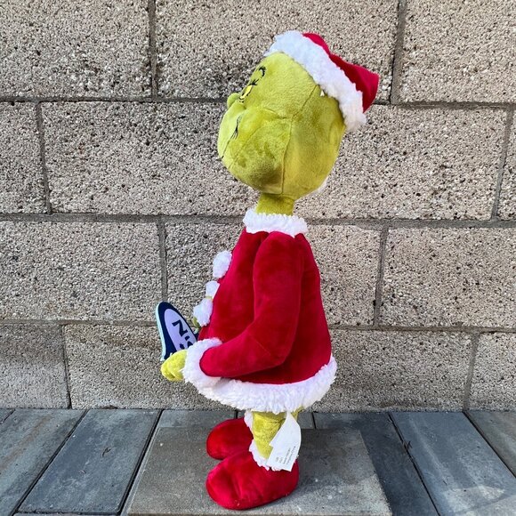 GEMMY Dr. Seuss Grinch Christmas Indoor Holiday Greeter Naughty & Nice Sign ~21" - Picture 5 of 11